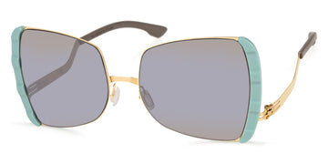 Ic! Berlin® Vip Matt-Gold-Pistachio 59 Sunglasses