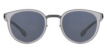 Ic! Berlin® Nicolas C. Gunmetal/Sky Gray Matte 50 Sunglasses