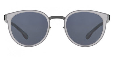 Ic! Berlin® Nicolas C. Gunmetal/Sky Gray Matte 50 Sunglasses