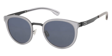 Ic! Berlin® Nicolas C. Gunmetal/Sky Gray Matte 50 Sunglasses