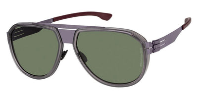 Ic! Berlin® AMG 10 Aubergine-Gray 62 Sunglasses