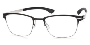 Ic! Berlin® The Lone Wolf Large Black Pearl 53 Eyeglasses