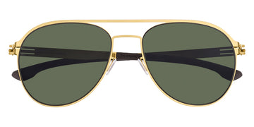 Ic! Berlin® Attila L Matt-Gold 57 Sunglasses