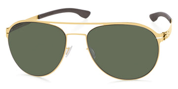 Ic! Berlin® Attila L Matt-Gold 57 Sunglasses