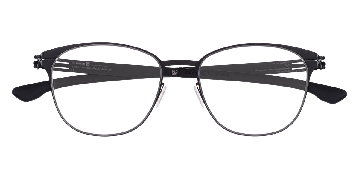 Ic! Berlin® Ludmila L Black 51 Eyeglasses