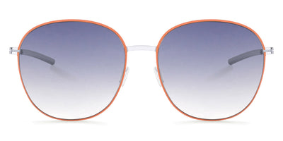 Ic! Berlin® Coho Peach Silver Circle 57 Sunglasses