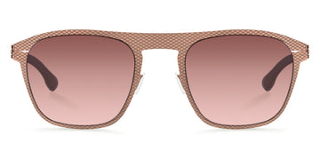 Ic! Berlin® Herzberge Grid Shiny Copper 54 Sunglasses