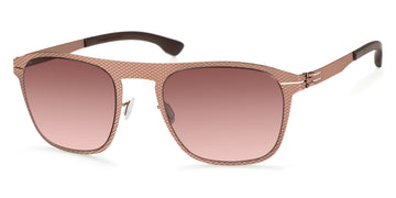 Ic! Berlin® Herzberge Grid Shiny Copper 54 Sunglasses