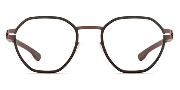 Ic! Berlin® Carbon Teak-Black 49 Eyeglasses