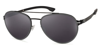 Ic! Berlin® Ferrum Black-Gun-Metal 60 Sunglasses