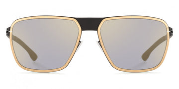 Ic! Berlin® Molybdenum Black-Rosé-Gold 60 Sunglasses