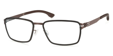 Ic! Berlin® Silicon Teak Black 54 Eyeglasses