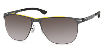 Ic! Berlin® MB 05 Yellow Bridge-Gun-Metal 61 Sunglasses