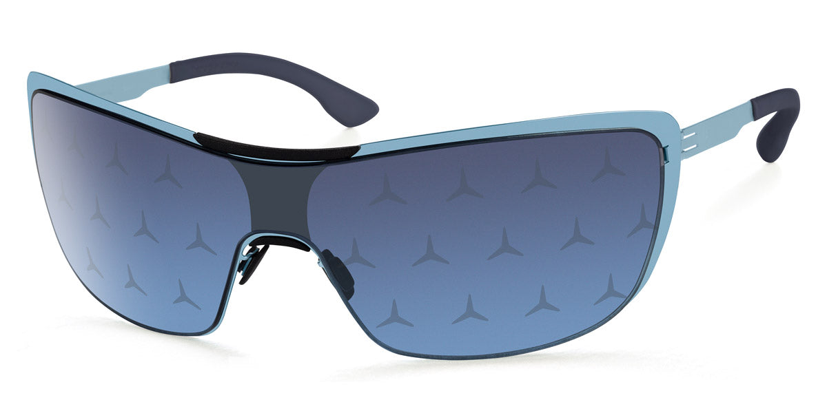 Ic! Berlin® MB Shield 02 Electric Light Blue 48 Sunglasses
