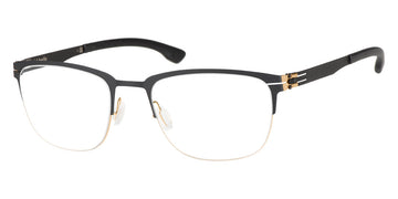 Ic! Berlin® The Lone Wolf Large Rose Black 53 Eyeglasses