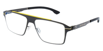 Ic! Berlin® AMG 05 Gun-Metal-Yellow 53 Eyeglasses