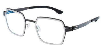 Ic! Berlin® Nio Gun-Metal-Rough 46 Eyeglasses