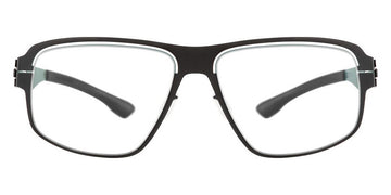 Ic! Berlin® AMG 09 Venice Green Brow-Black 55 Eyeglasses