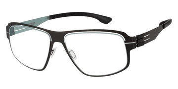 Ic! Berlin® AMG 09 Venice Green Brow-Black 55 Eyeglasses