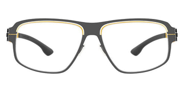 Ic! Berlin® AMG 09 Yellow Brow-Gun-Metal 55 Eyeglasses