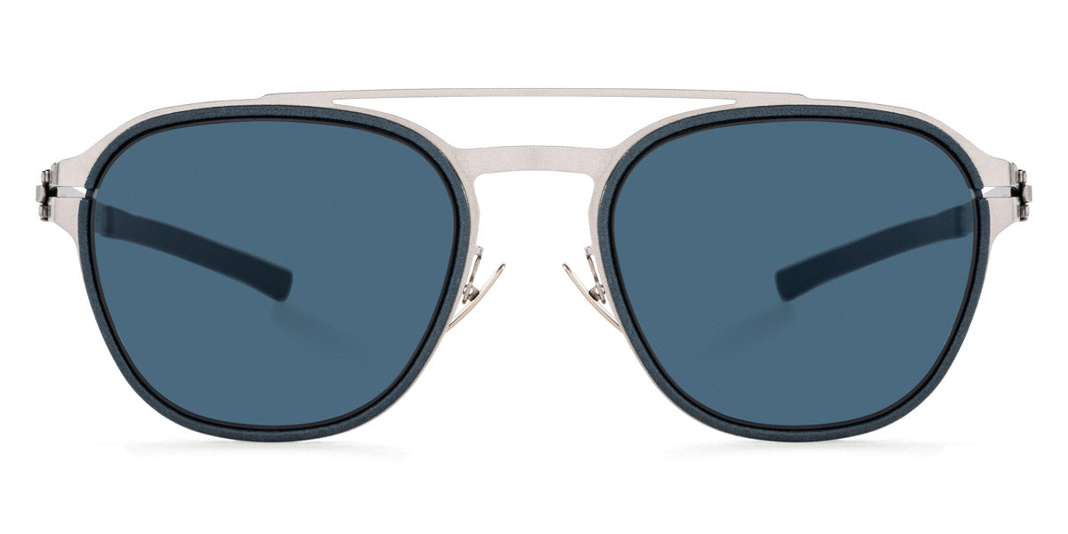 Ic! Berlin® T 119 Ceramic-Matt-Brutal-Blue 52 Sunglasses