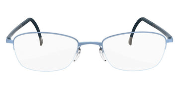 Silhouette® Illusion ILLUSION 4453 6074 - 6074 Metallic Blue Eyeglasses