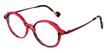 NaoNed® Ivel NAO Ivel 46003 47 - Tortoiseshelle and Solid Raspberry / Matte Dark Red Eyeglasses