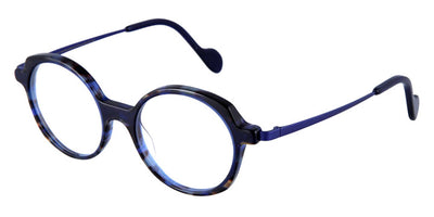 NaoNed® Ivel NAO Ivel 7002 47 - Transparent Ink Blue and Blue Tortoiseshell / Blue Eyeglasses