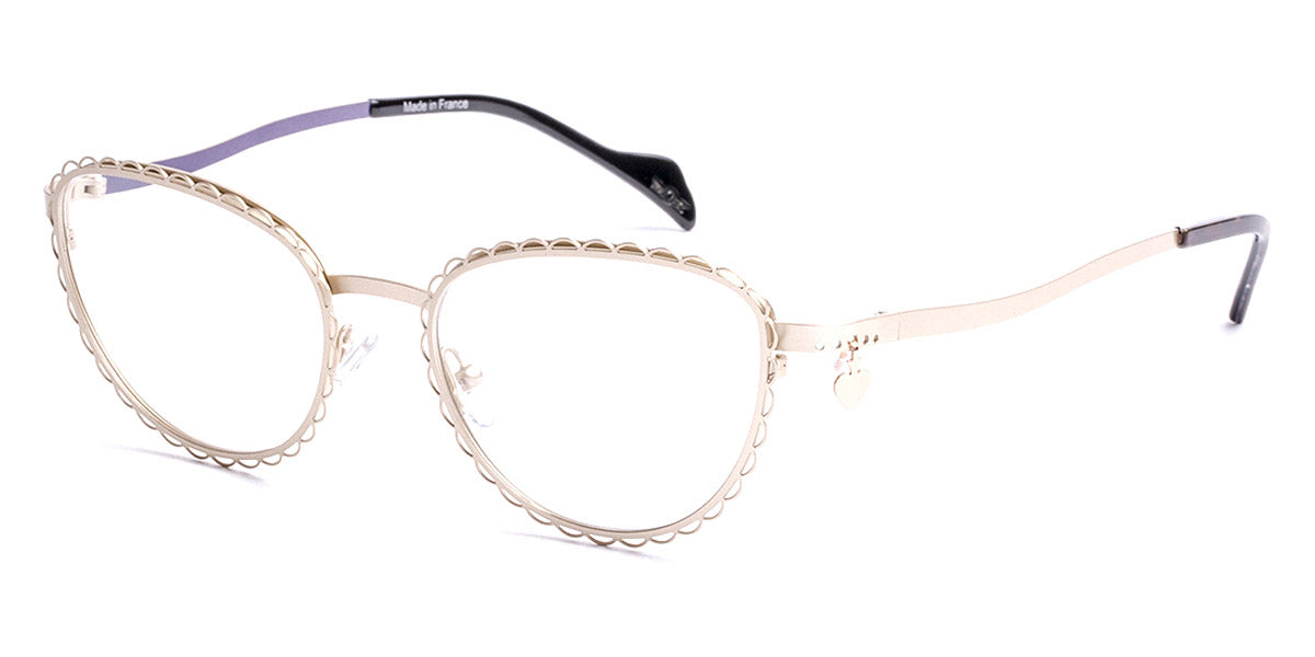 J.F. Rey® Idalia JFR Idalia 5020 52 - 5020 Light Gold/Blue Eyeglasses