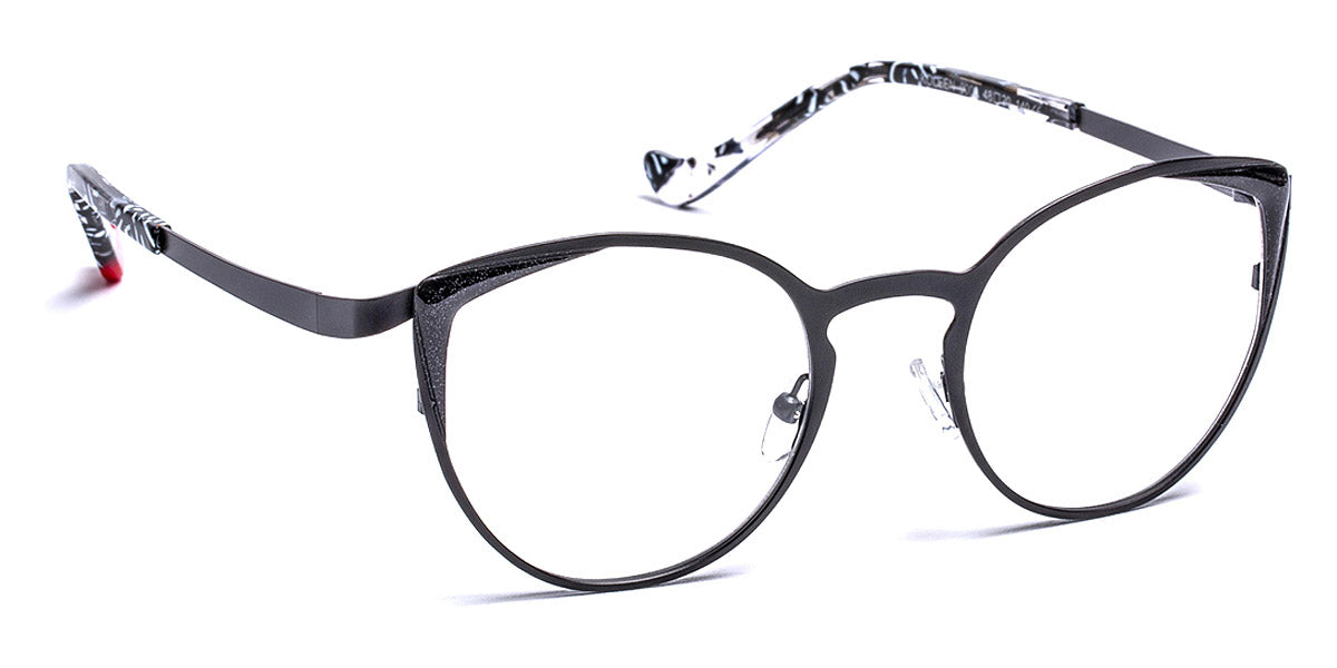 J.F. Rey® Koleen JFR Koleen 0000 48 - 0000 Black/Black Glitter Eyeglasses