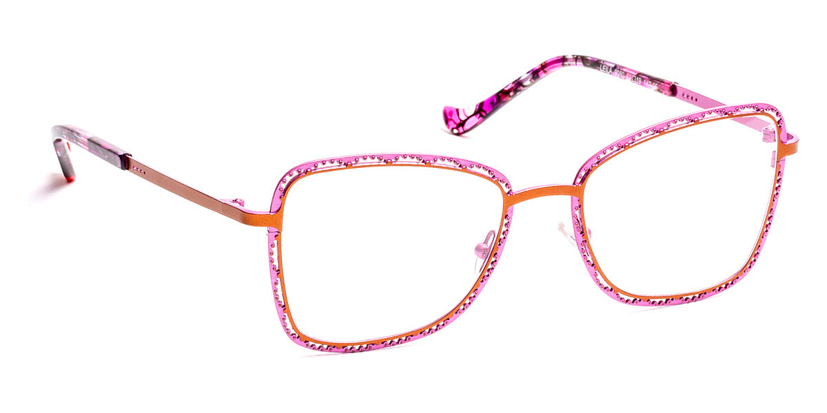 J.F. Rey® Leila JFR Leila 9080 52 - 9080 Brown/Pink Eyeglasses