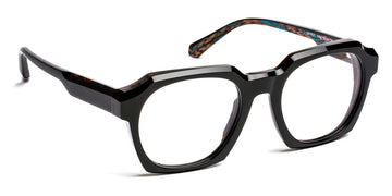 J.F. Rey® Detroit JFR Detroit 0092 53 - 0092 Black/Demi Blue and Red Eyeglasses