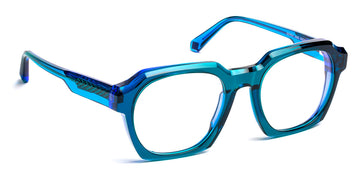 J.F. Rey® Detroit JFR Detroit 4020 53 - 4020 Green/Blue Eyeglasses