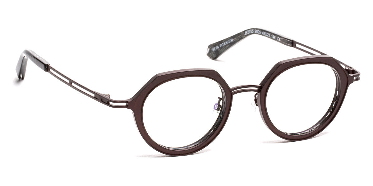 J.F. Rey® JF2755 JFR JF2755 9005 45 - 9005 Brown/Black Laces Eyeglasses