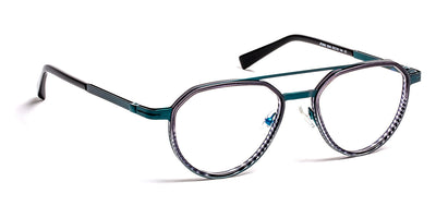 J.F. Rey® JF2965 JFR JF2965 0545 53 - 0545 Stripes Black/Green Eyeglasses
