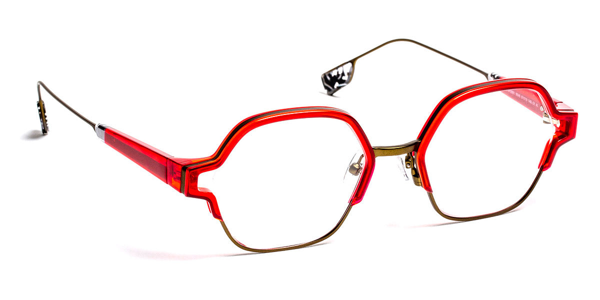 J.F. Rey® JF2991 JFR JF2991 3545 51 - 3545 Cherry/Khaki/Beautiful Black Eyeglasses