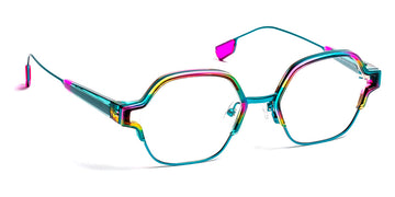 J.F. Rey® JF2991 JFR JF2991 9040 51 - 9040 Multicolors/Green/Fuchsia Eyeglasses