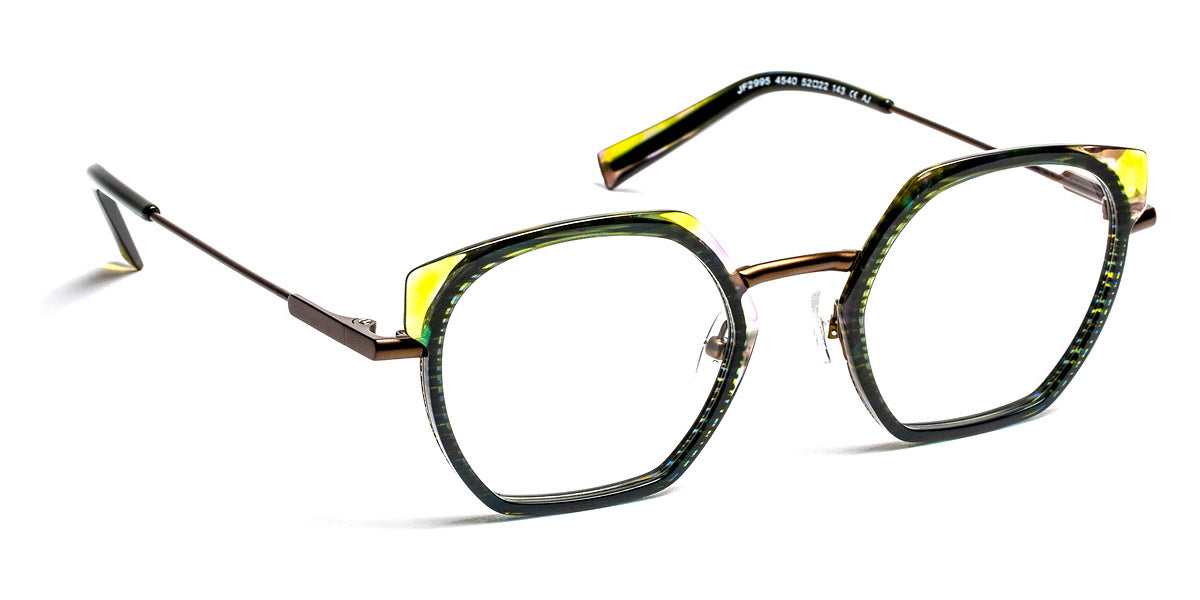 J.F. Rey® JF2995 JFR JF2995 4540 52 - 4540 Stripes Green/Khaki Eyeglasses
