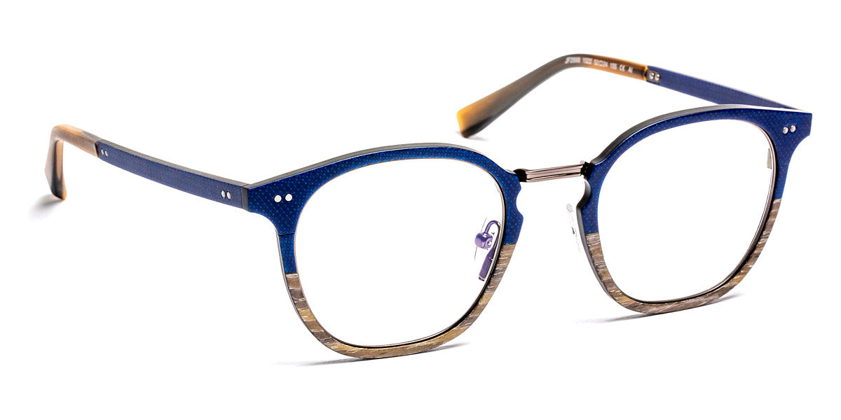 J.F. Rey® JF2999 JFR JF2999 1522 52 - 1522 Beige/Fiber Glasses Blue/Gunmetal Eyeglasses