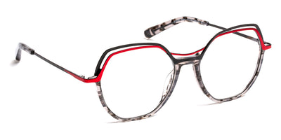 J.F. Rey® JF3026 JFR JF3026 3101 53 - 3101 Nice Black/Red/Black Eyeglasses