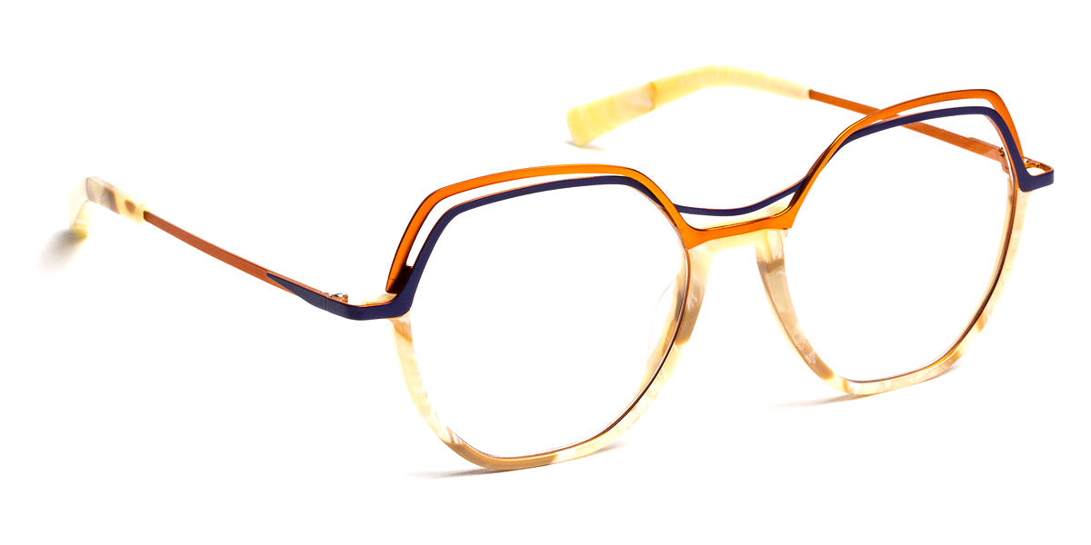 J.F. Rey® JF3026 JFR JF3026 6010 53 - 6010 Bone/Orange/Navy Eyeglasses