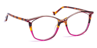 J.F. Rey® Olga JFR Olga 9085 51 - 9085 Demi Pink/Shiny Silver/Red Eyeglasses