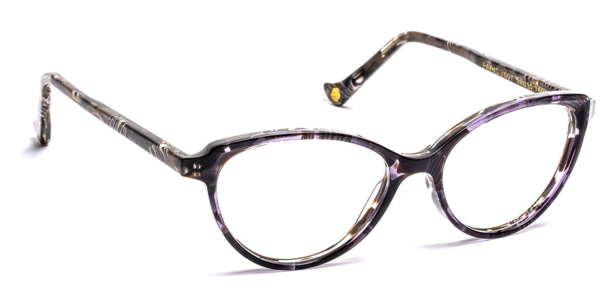 J.F. Rey® Paris JFR Paris 7001 51 - 7001 Purple/Beautiful Black Eyeglasses