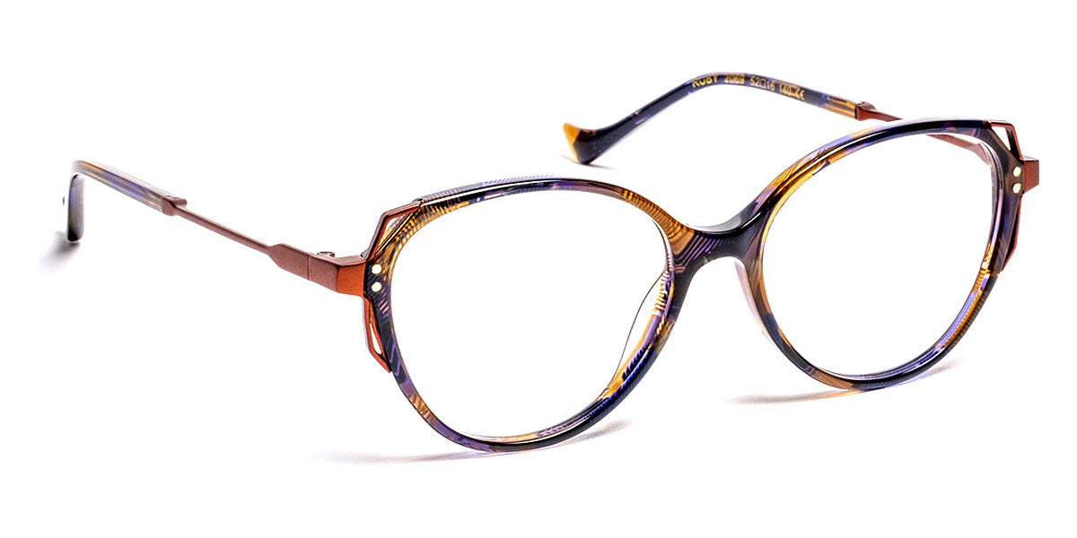 J.F. Rey® Ruby JFR Ruby 2069 52 - 2069 Demi Blue/Copper Eyeglasses