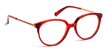 J.F. Rey® PA101 JFR PA101 3550 49 - 3550 Burgundy/Satin Pink Gold/Cherry Eyeglasses