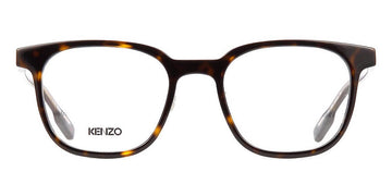 Kenzo® kz50106f Eyeglasses - Dark Havana on Matte Silver