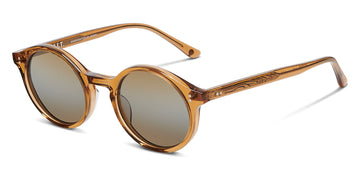 SALT.® LEWIS SAL LEWIS 004 48 - Whiskey/Glass Amber Half Flash Lens Sunglasses