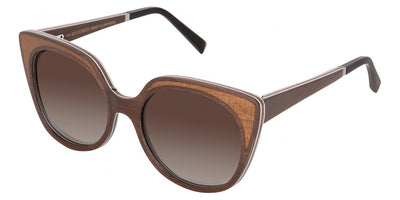 Gold & Wood® LUISA G&W LUISA 42 54 - 42 - Glossywood/Brown Tanganyika/Chestnut Tanganyika Eyeglasses