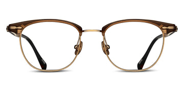 Matsuda® M2048 MTD M2048 Matte Taupe/Antique Gold 48 - Matte Taupe / Antique Gold Eyeglasses