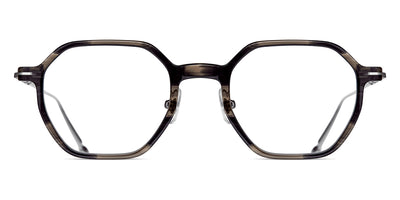 Matsuda® M2053 MTD M2053 Black Stripe/Brushed Silver 48 - Black Stripe / Brushed Silver Eyeglasses